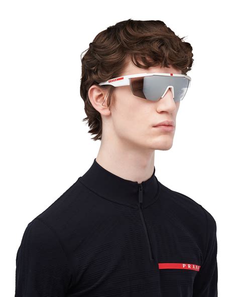 prada linea rossa sunglass hut|prada linea rossa sunglasses white.